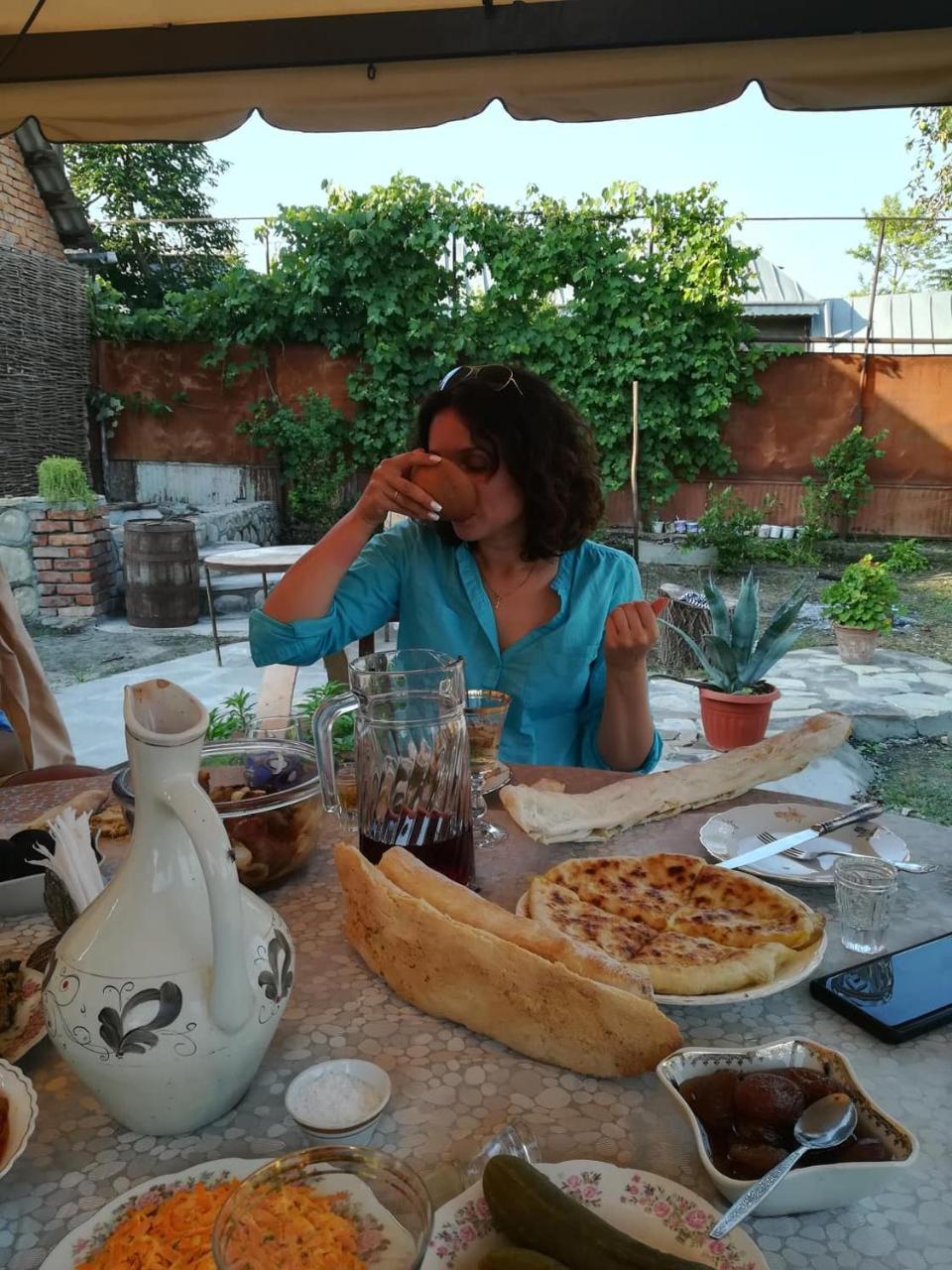Three Gracia Hotel Sighnaghi Bagian luar foto