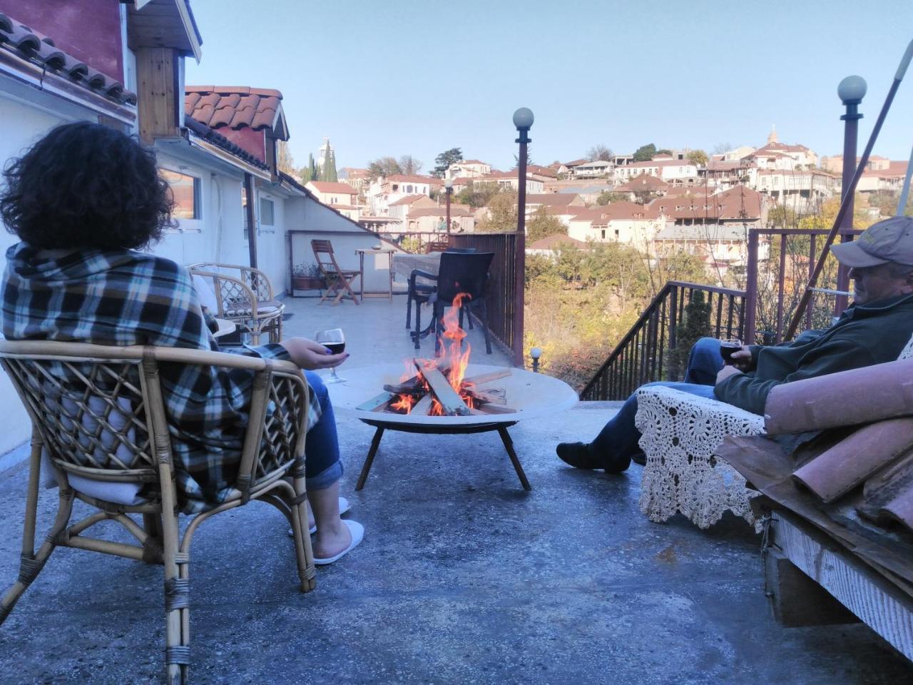 Three Gracia Hotel Sighnaghi Bagian luar foto